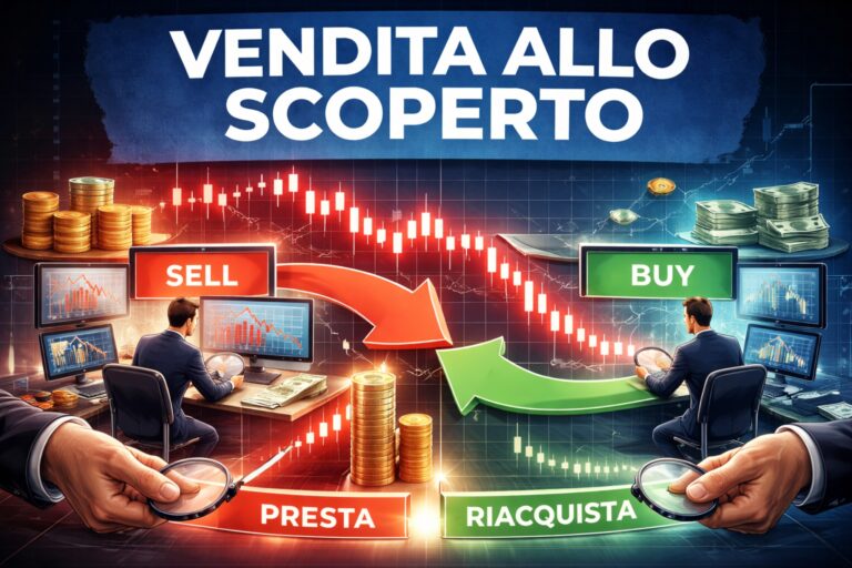 Vendita allo scoperto per guadagnare al ribasso